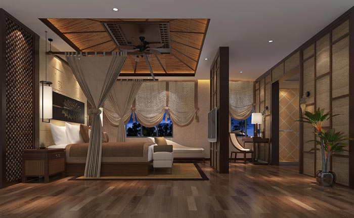 重慶酒店裝修中木地板鋪設(shè)