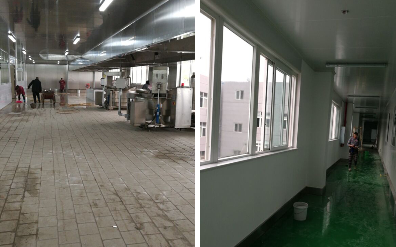 乾宗食品有限公司新廠房裝修項(xiàng)目進(jìn)入機(jī)電安裝調(diào)試階段